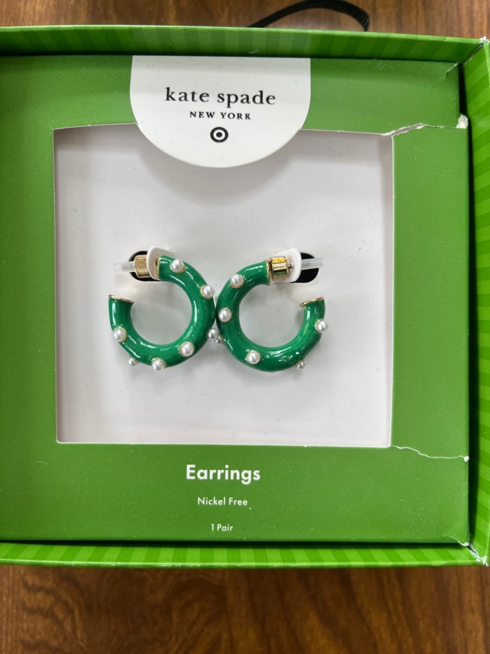 Kate Spade x Target Pearl Earrings - Picture 2 of 4